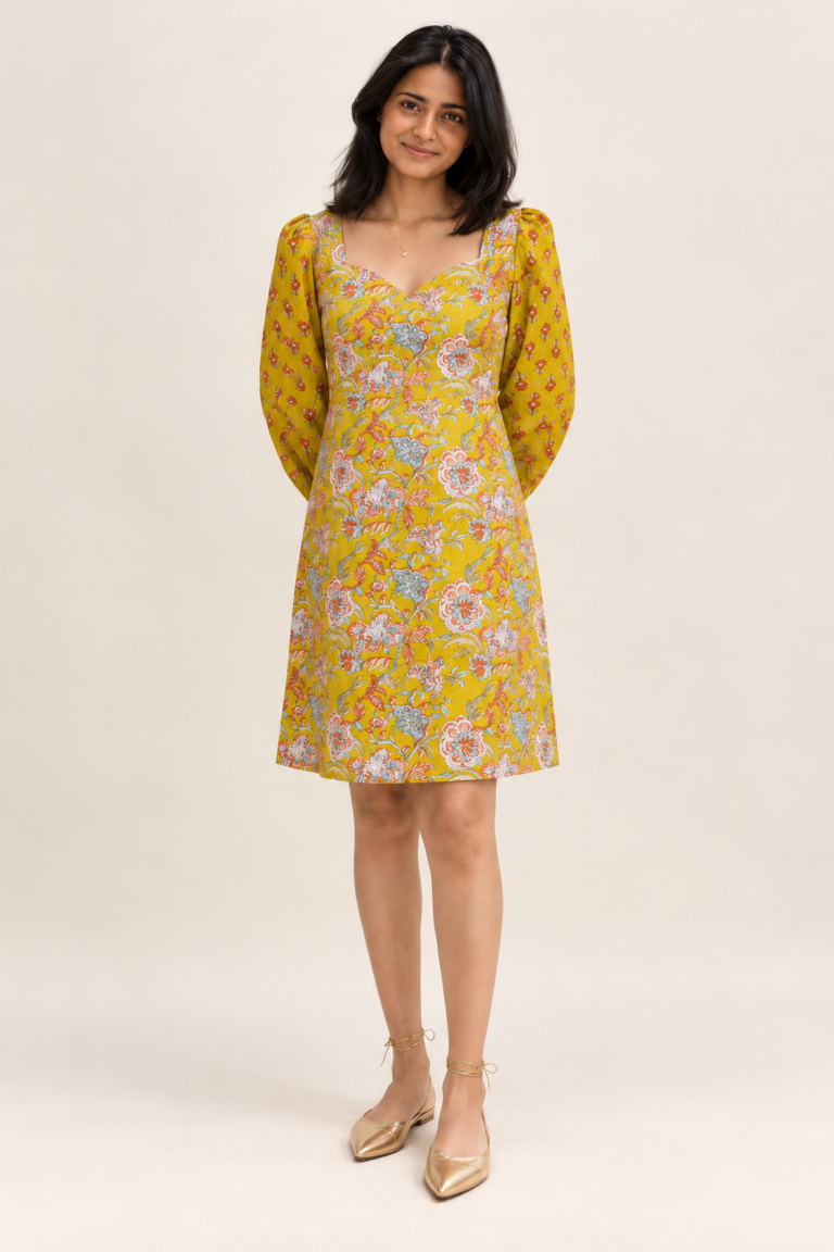 Madhuban Tie-Back Dress